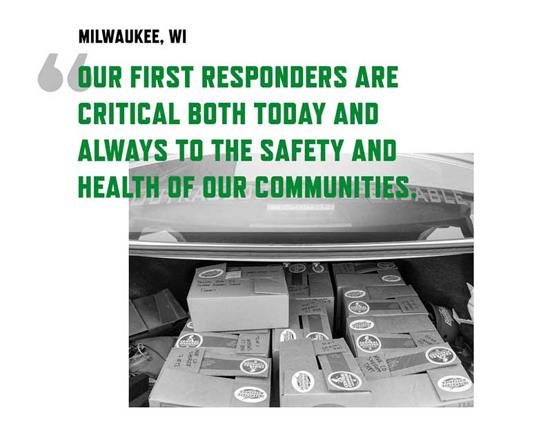 Donating these gloves is the least we could do.