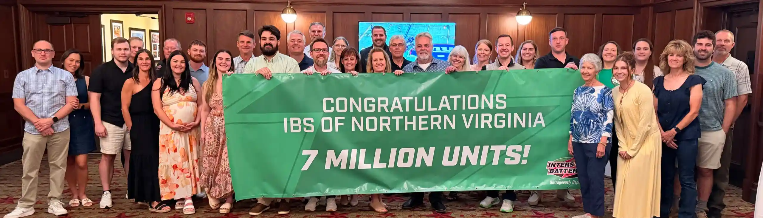 IBS of Northern Virginia team celebrating 7 million units sold
