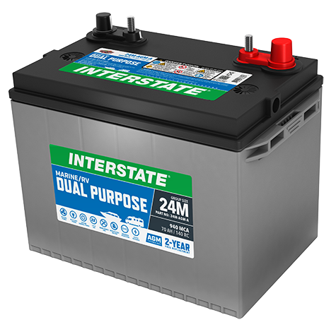 24M AGM A battery Interstate Batteries