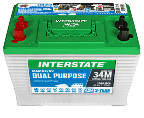 34M-AGM Battery
