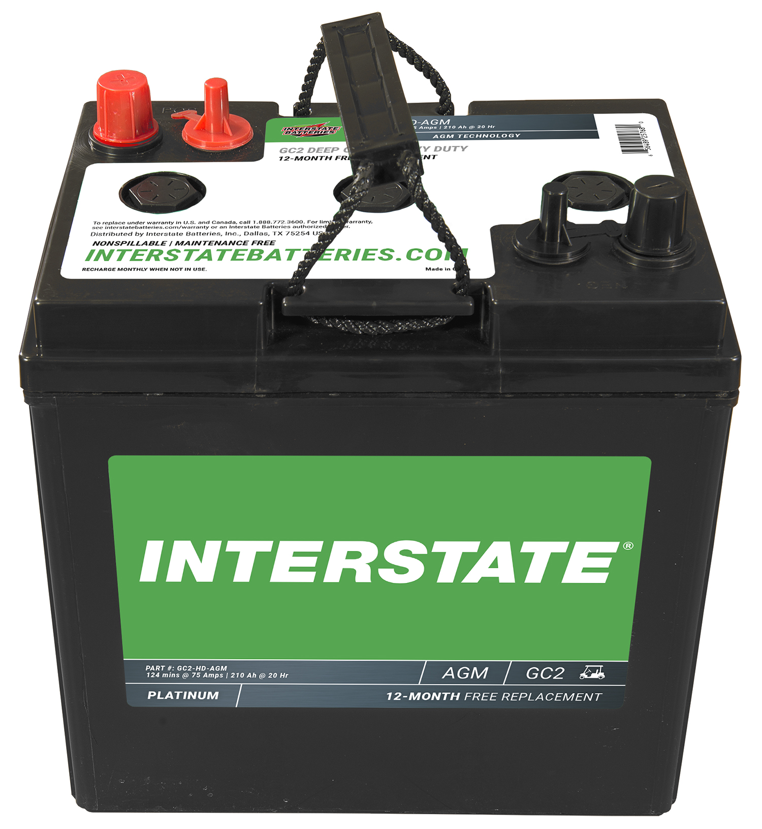 GC2HDAGM battery Interstate Batteries