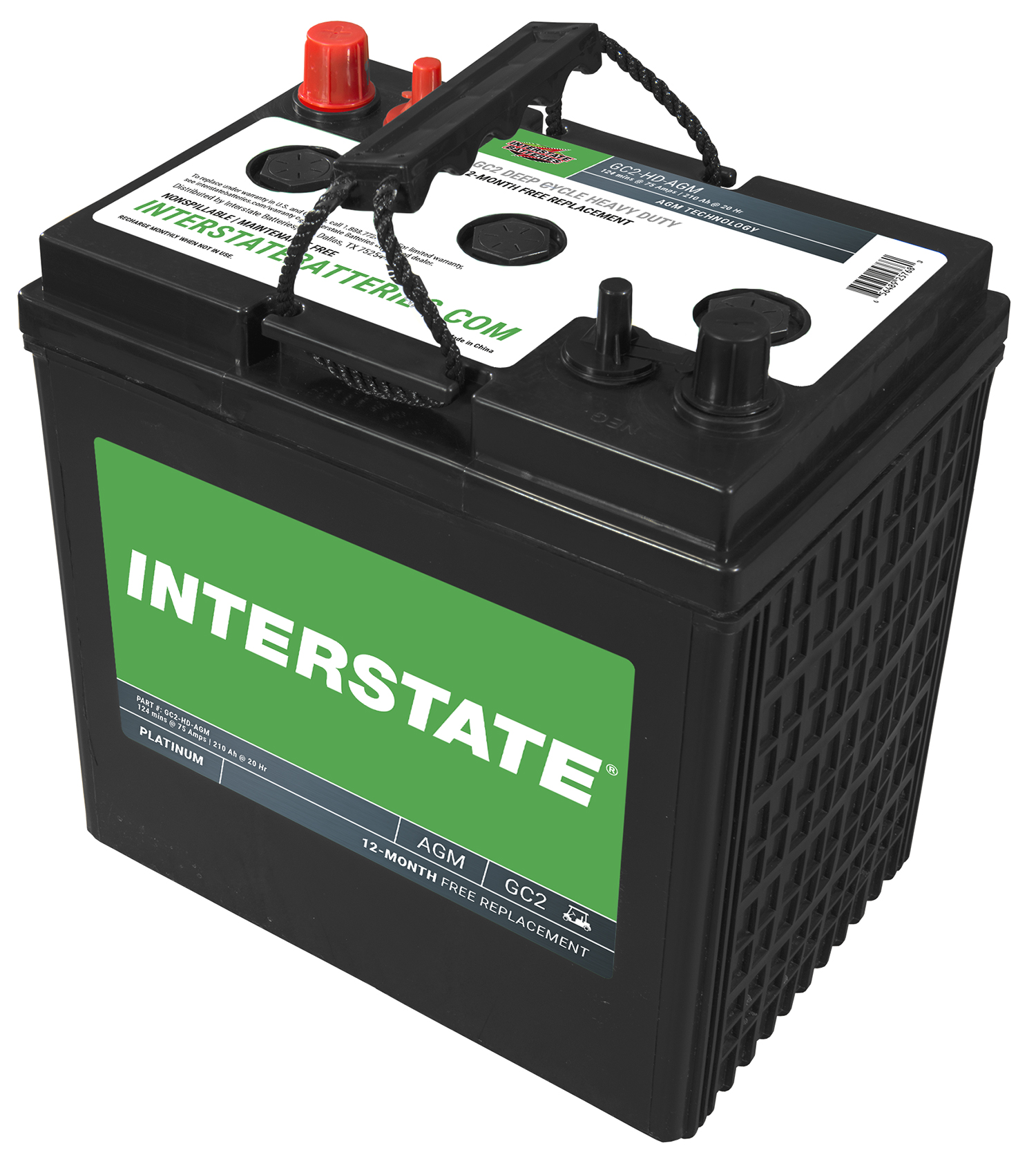 BATTERIE INTERSTATE 6 VOLTS/ 225AH