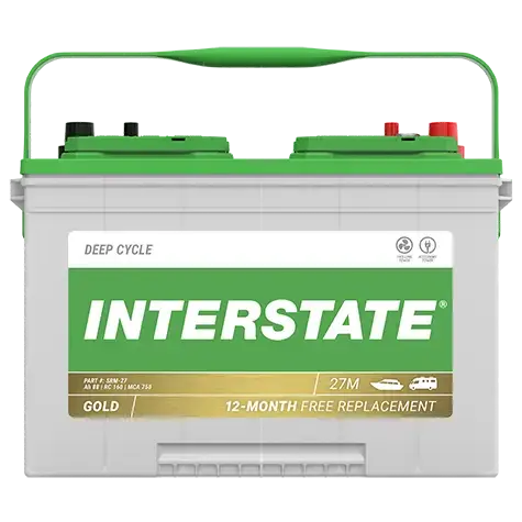 Group 27 12V 88Ah SRM deep-cycle RV battery