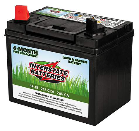 Interstate lawn shop mower battery