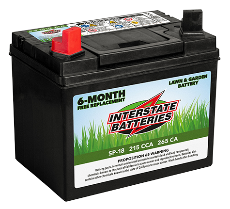 Interstate lawn and garden best sale battery