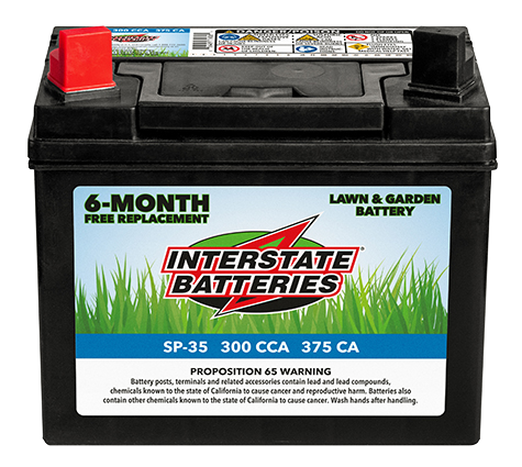 Interstate lawn shop mower battery