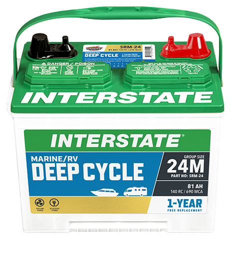 Interstate marine hot sale deep cycle battery