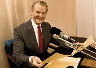 Interstate Batteries 1982 history milestone celebrating the first national radio advertising campaign on the Paul Harvey show