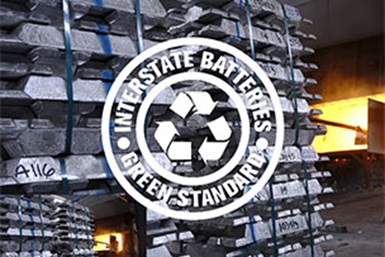 Interstate Batteries green standard recycling
