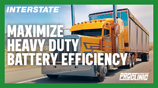 Maximize Heavy Duty Battery Efficiency