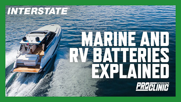 Marine/RV Battery ProClinic inars Interstate Batteries