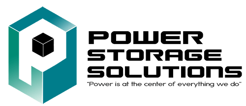 Power Storage Solutions logo - "Power is at the center of everything we do."