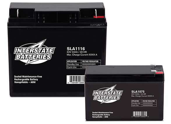 Two SLA batteries