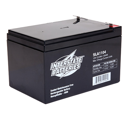 12V 12 Amp-hour SLA Battery for Emergency Lighting