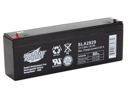 12V SLA Battery with Faston Spade Terminals for Emergency Lighting