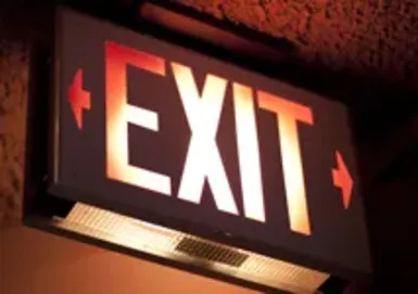 emergency lighting battery powered sign