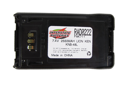 7.2V 2.55-Amp Kenwood TK Series Li-ion Two-way Radio Battery
