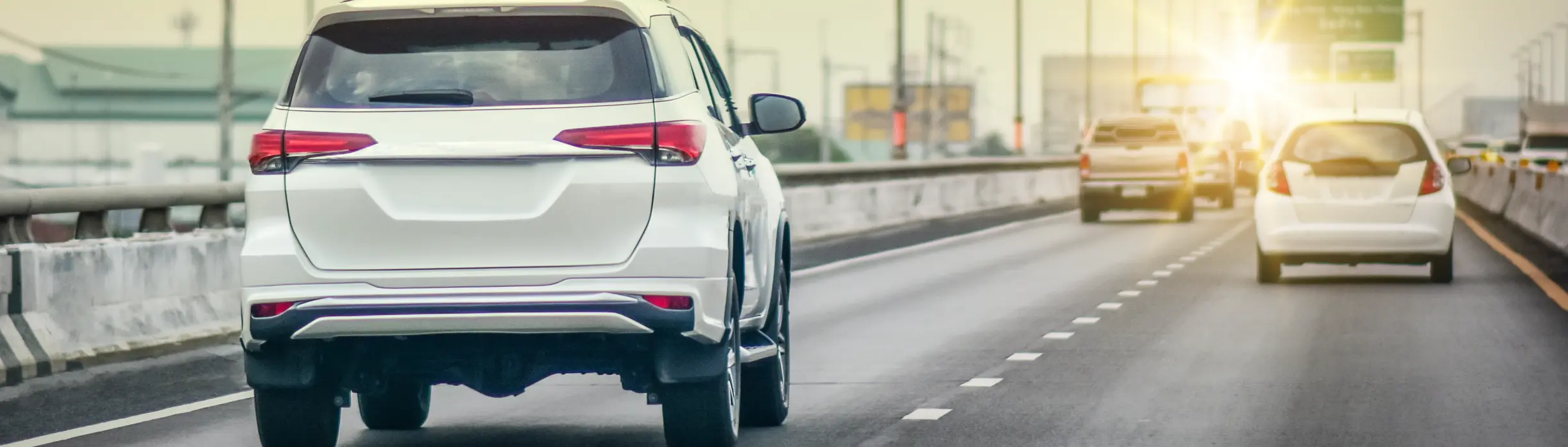 image of car on highway with Interstate MTX battery