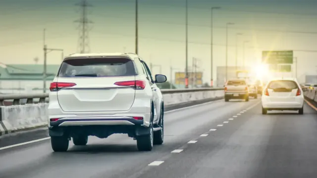 image of car on highway with Interstate MTX battery