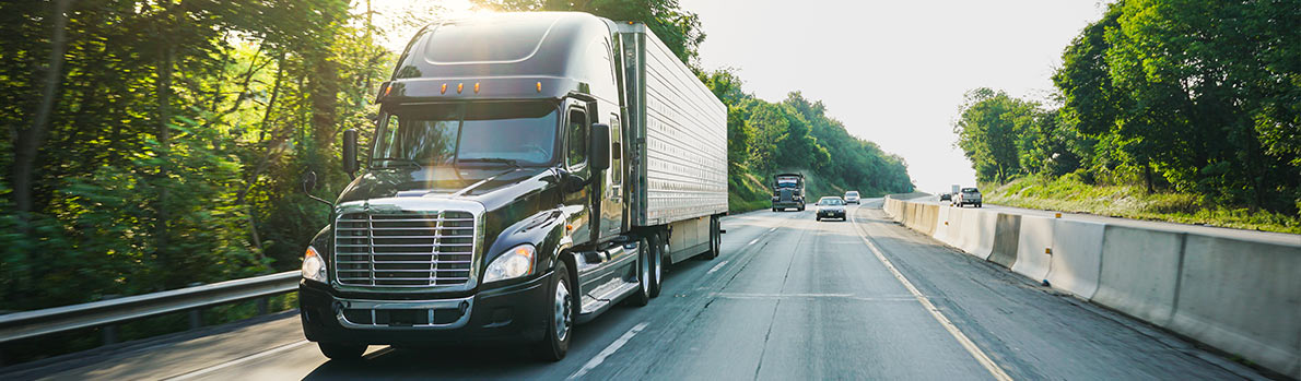 image of commercial trucking vehicle