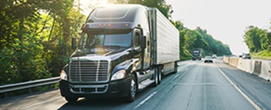 image of commercial trucking vehicle