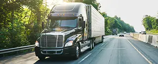 image of commercial trucking vehicle