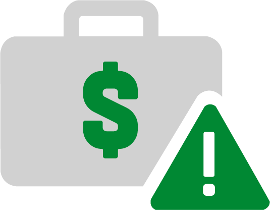 Business interruption icon