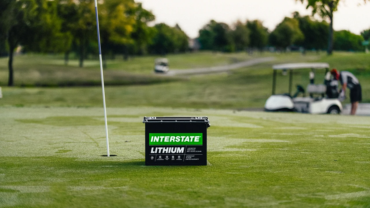 Lithium batteries for golf carts. 