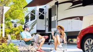 image of rv with Interstate Dual-Purpose Battery