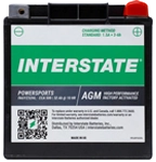 Interstate Batteries factory-activated Absorbed Glass Mat (AGM) powersports batteries for motorcycles, ATVs, UTVs, snowmobiles