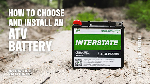 How to Choose and Install an ATV Battery Video by Interstate Batteries