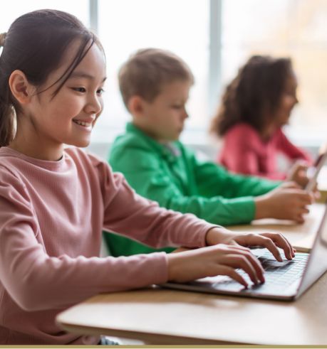 Students using laptops