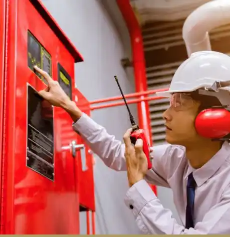 Interstate commercial backup batteries for building fire alarms and facility security systems
