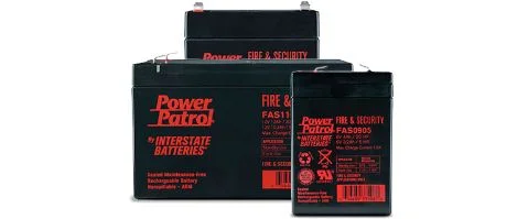 Interstate Power Patrol sealed lead acid battery for commercial fire alarm and security system backup