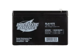Interstate commercial sealed lead acid (SLA) battery for property management and building utility systems