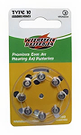 8-pack of Size 10 Zinc-air Hearing Aid Batteries
