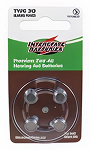 4-pack of Size 312 Zinc-air Hearing Aid Batteries