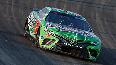 Voiture de course numéro 18 Nascar d’Interstate