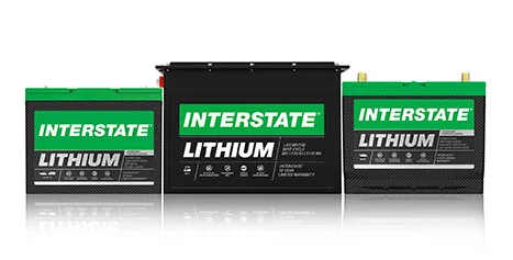 Tres baterías de litio Interstate